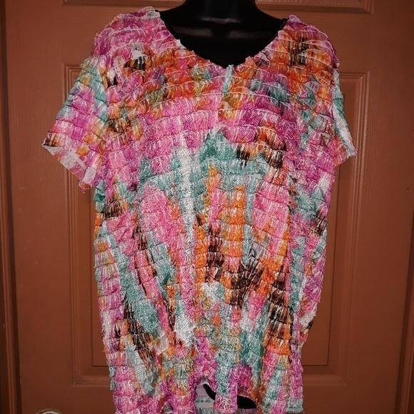 Cocomo colorful blouse size 2XL A-49 5/$25 - Picture 1 of 2